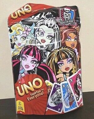 Monster High Draculaura Mattel UNO Card Game Brand New Sealed Original Authentic